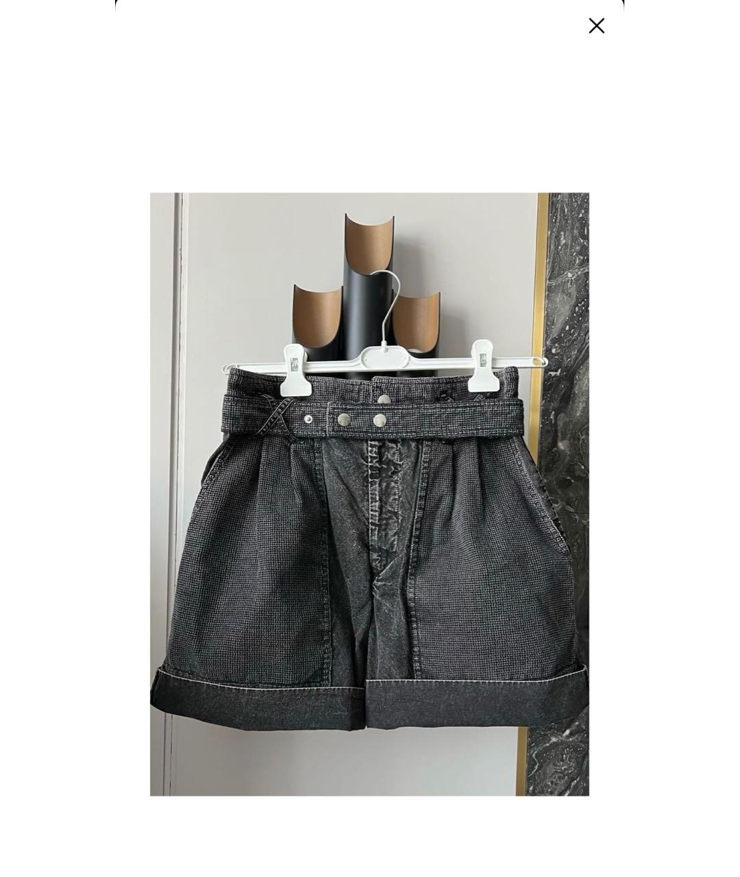 ISABEL MARANT Черные хлопковые шорты, фото 5