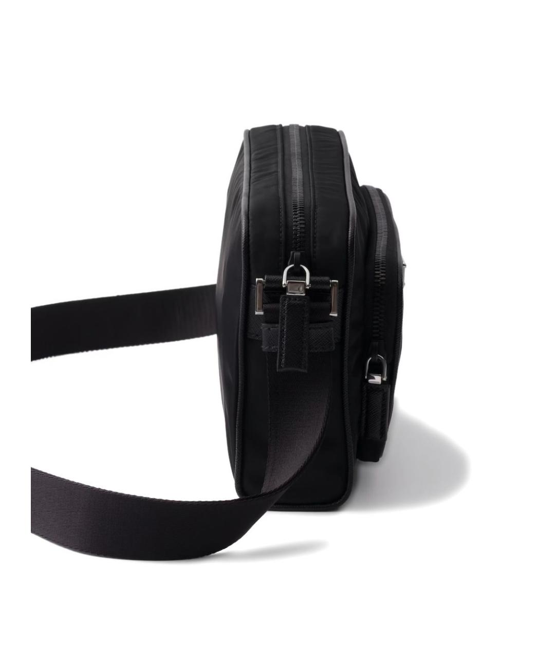 PRADA Черная синтетическая сумка на плечо, фото 4