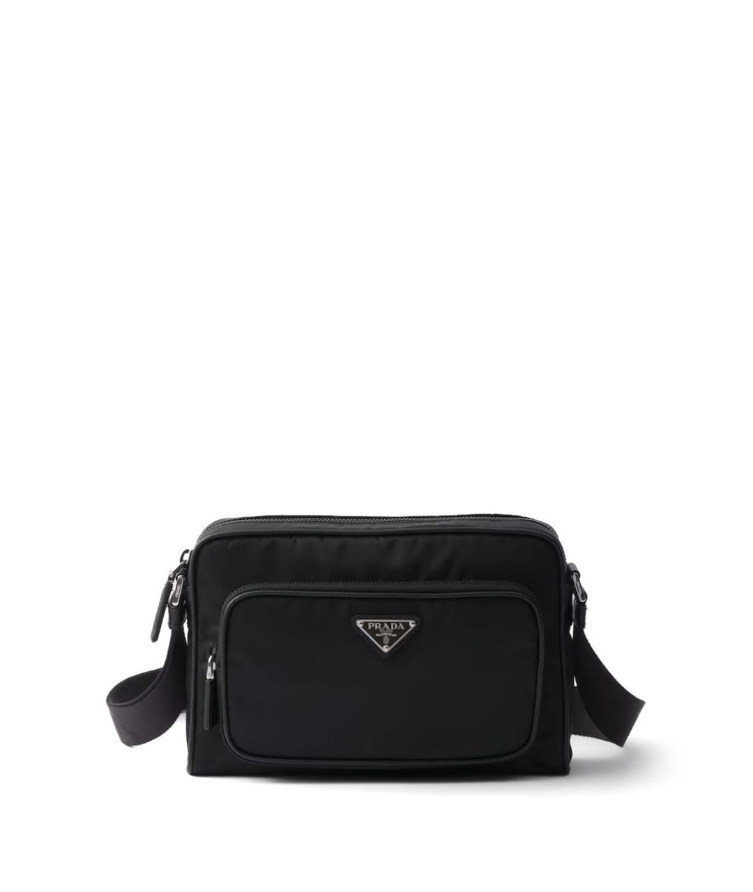 PRADA Черная синтетическая сумка на плечо, фото 1