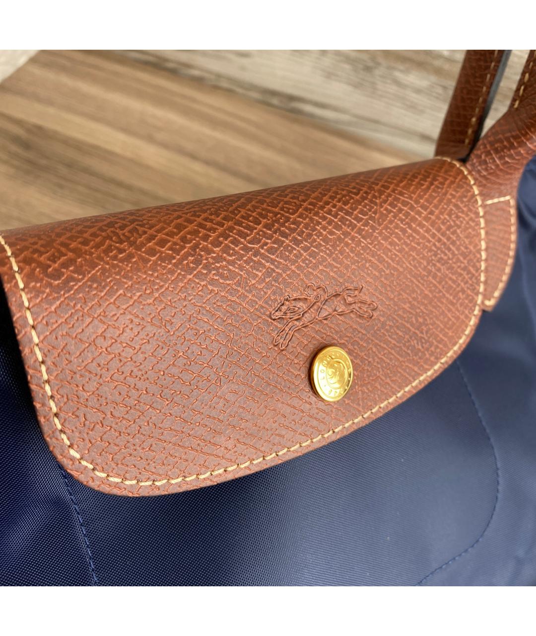 LONGCHAMP Синяя сумка тоут, фото 6