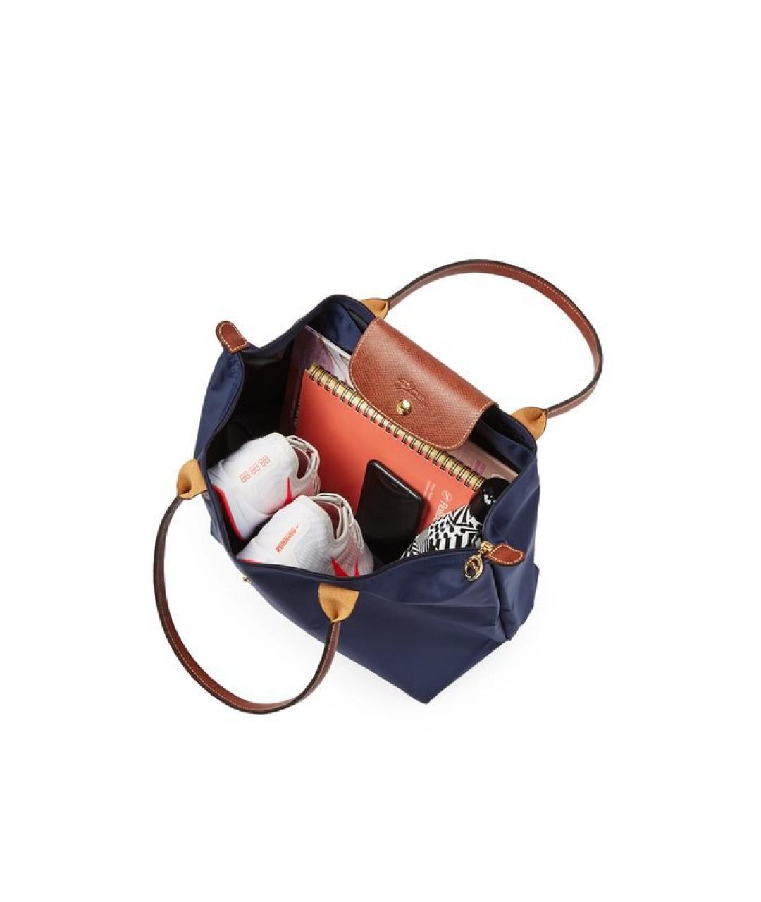 LONGCHAMP Синяя сумка тоут, фото 5