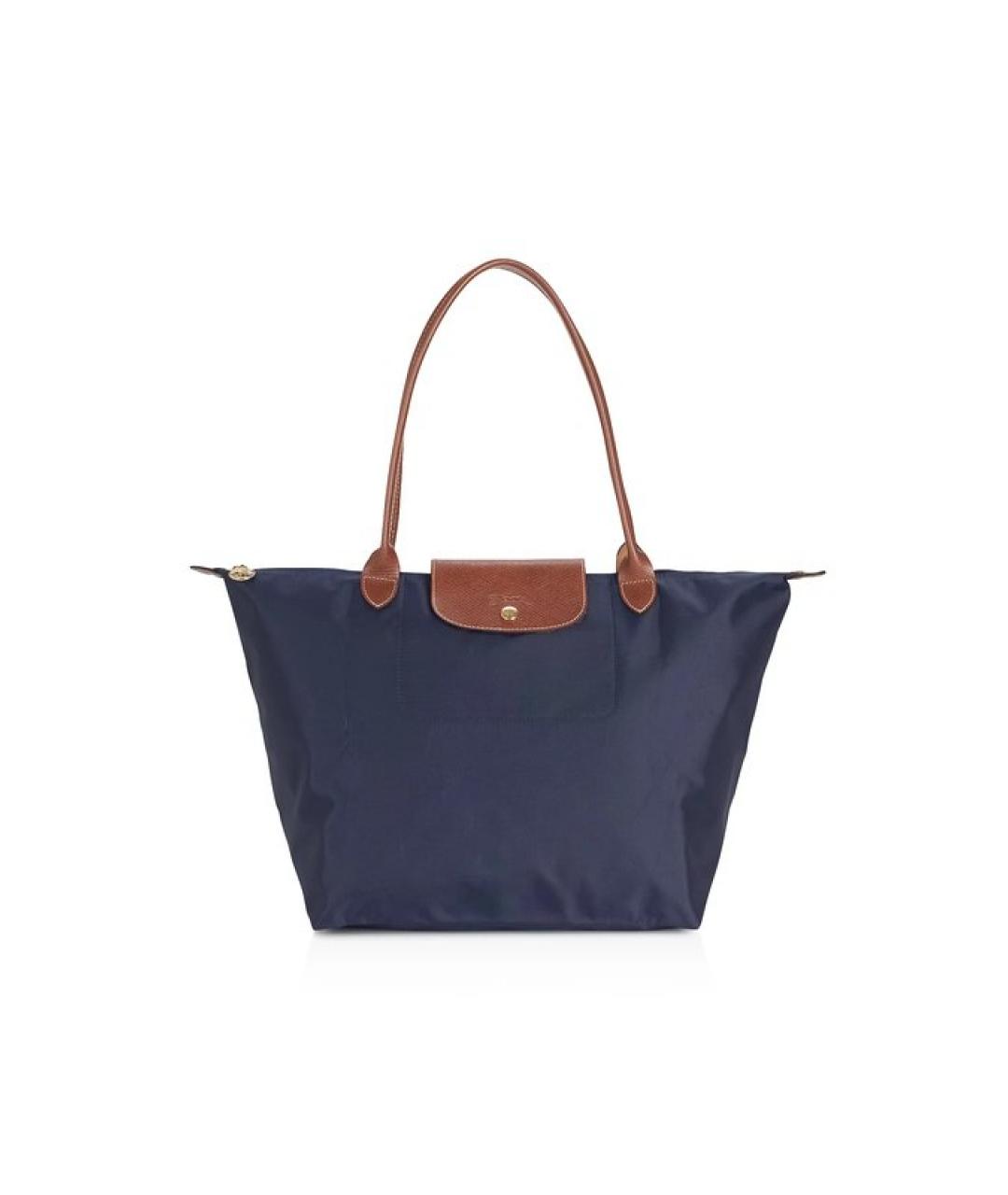 LONGCHAMP Синяя сумка тоут, фото 10
