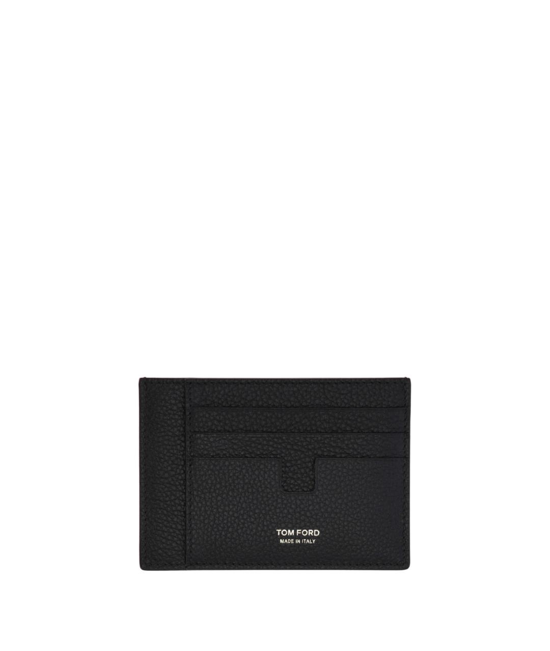 TOM FORD Черный кожаный кардхолдер, фото 1