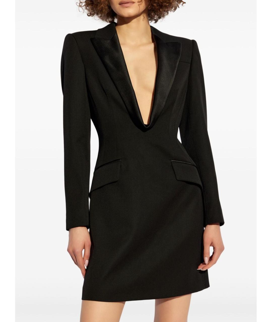 ALEXANDER MCQUEEN Черное платье, фото 3