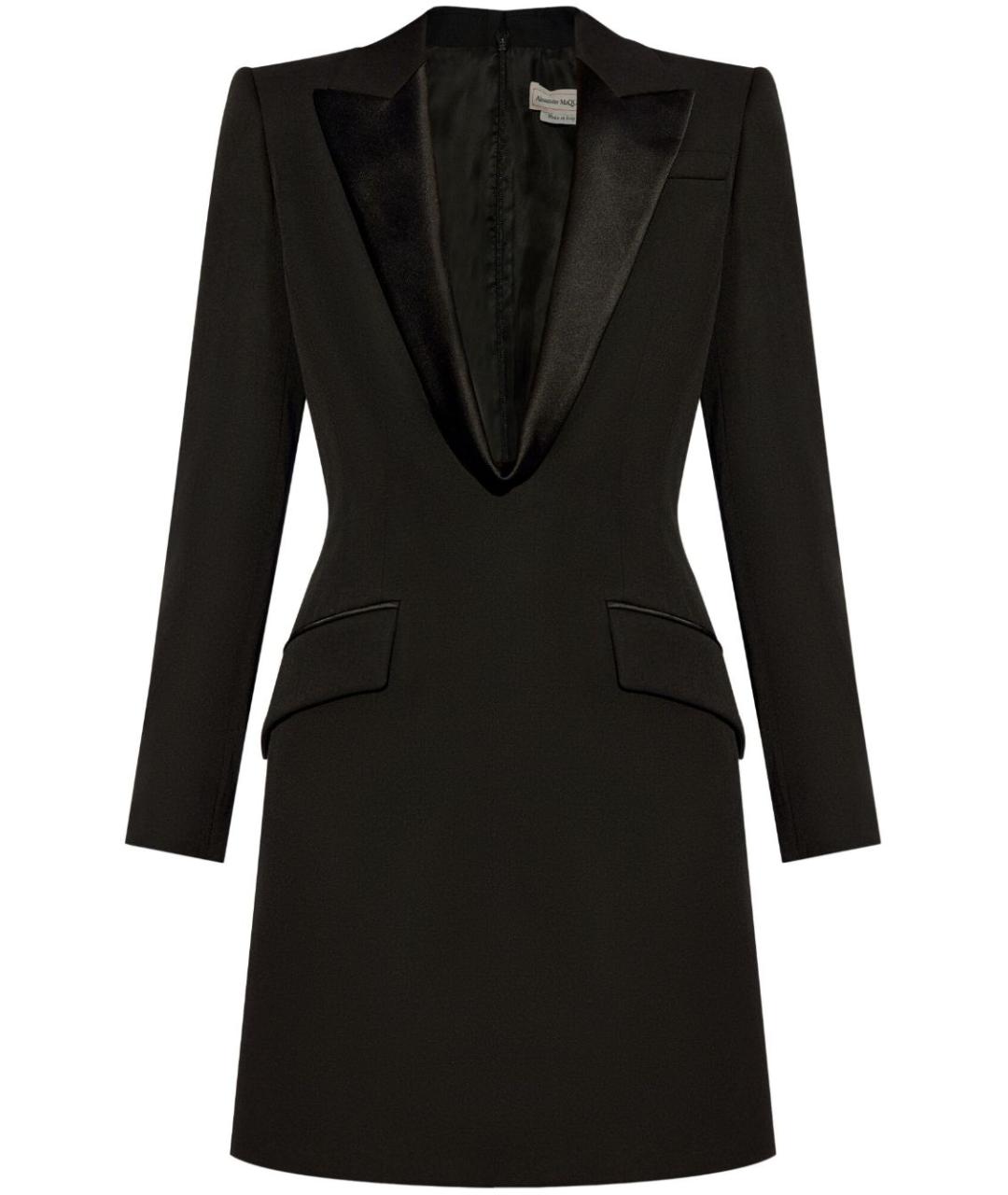 ALEXANDER MCQUEEN Черное платье, фото 1