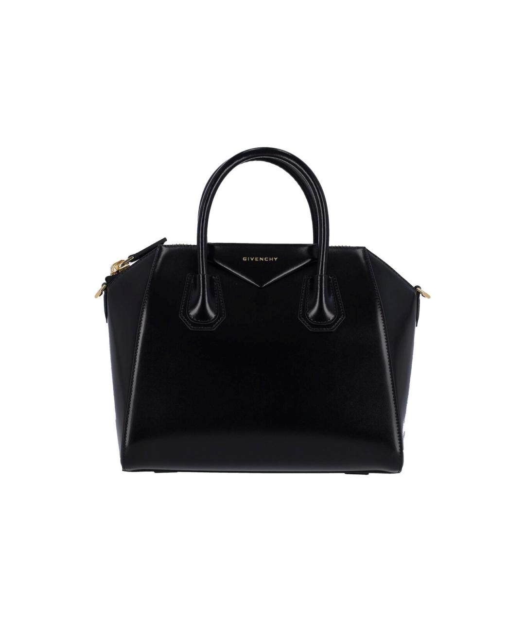 GIVENCHY Черная кожаная сумка тоут, фото 1