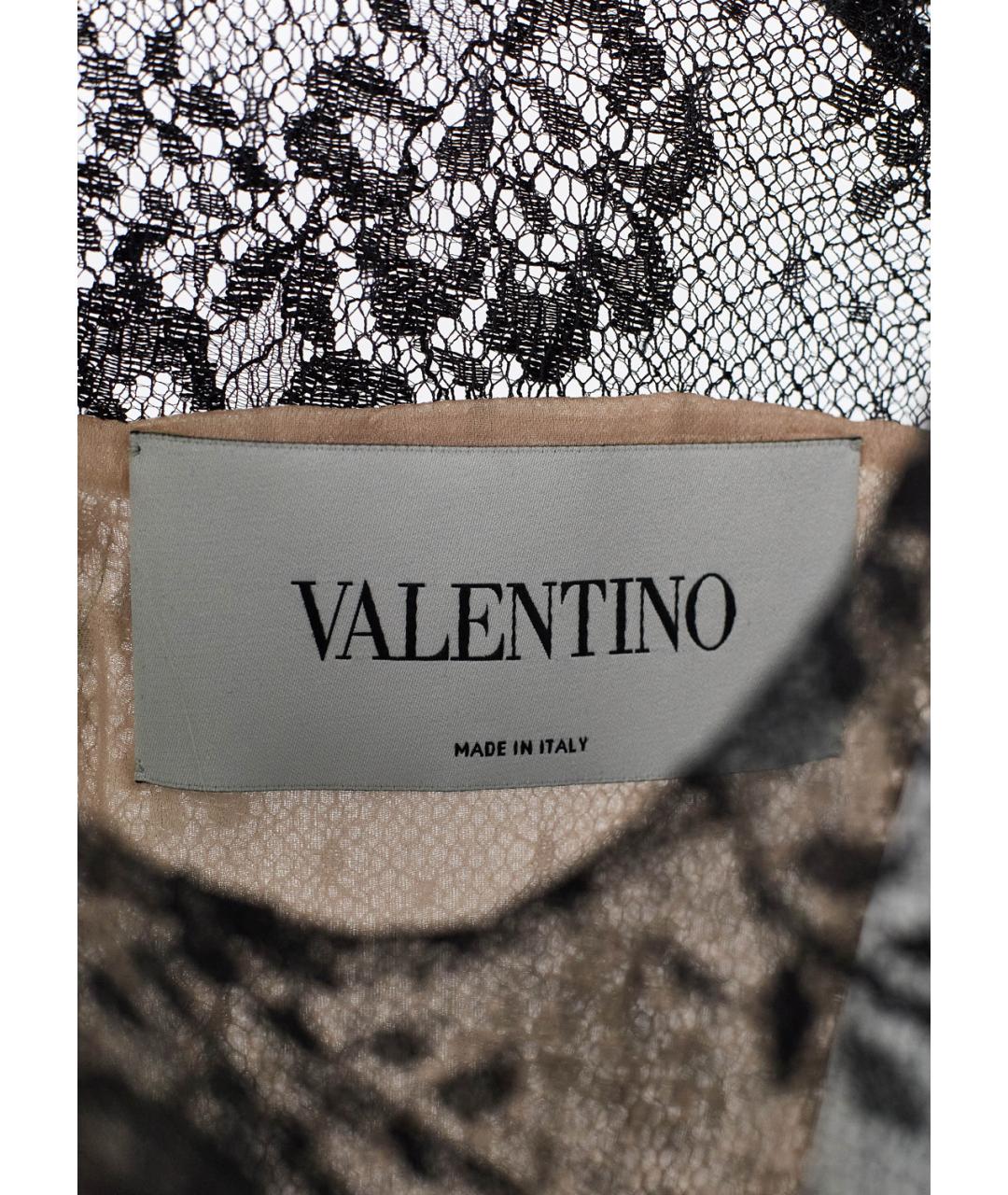 VALENTINO Черное коктейльное платье, фото 5