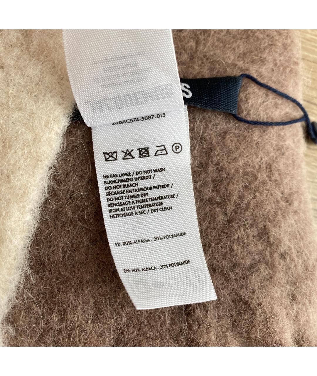 JACQUEMUS Бежевый шарф, фото 4