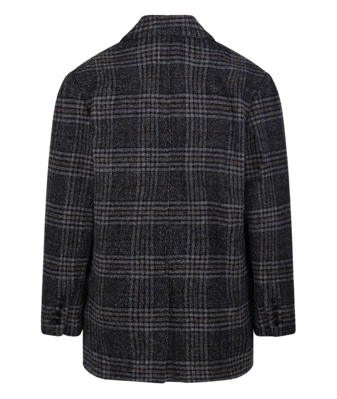 ISABEL MARANT ETOILE Антрацитовое шерстяное пальто, фото 2