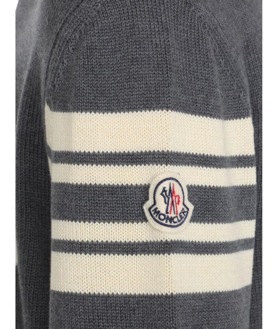 MONCLER Антрацитовый джемпер / свитер, фото 2