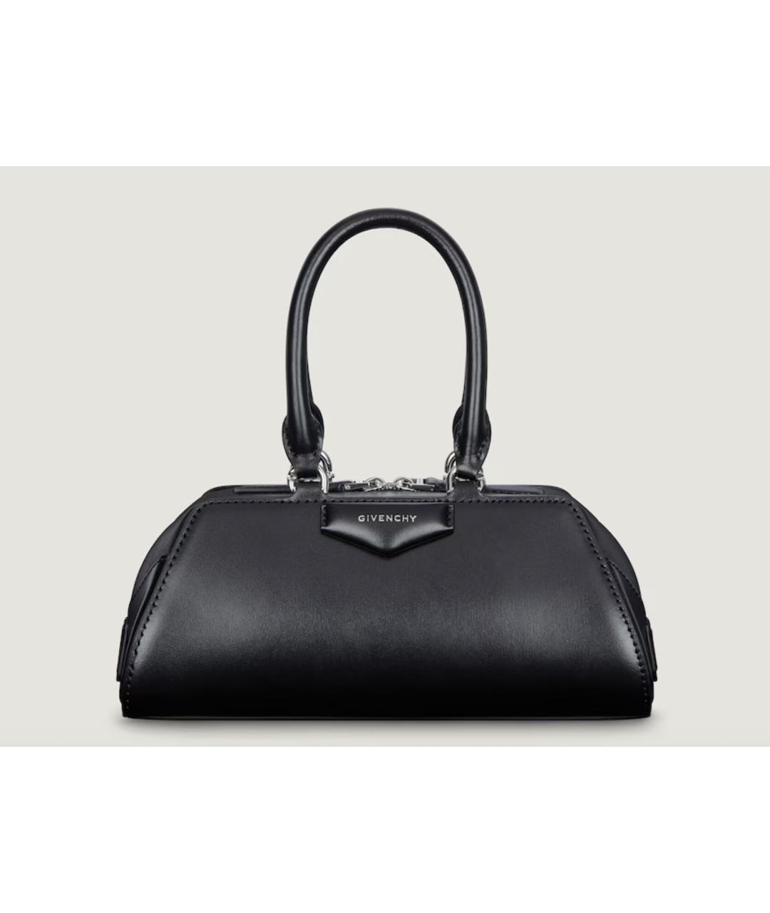 GIVENCHY Черная кожаная сумка тоут, фото 6