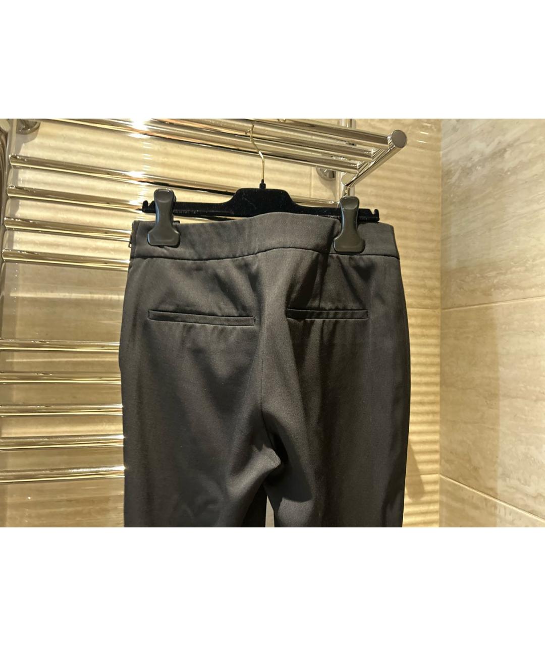 TOM FORD Черные шерстяные прямые брюки, фото 4