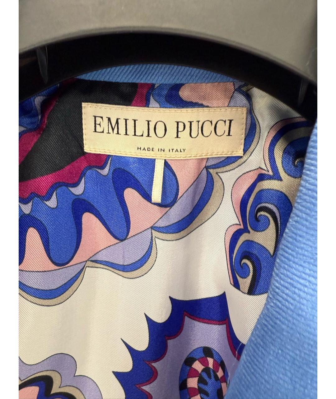 EMILIO PUCCI Синий жакет/пиджак, фото 5