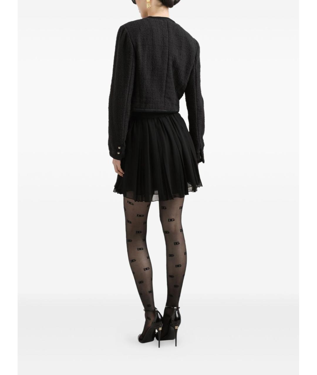 DOLCE&GABBANA Черный хлопковый жакет/пиджак, фото 2