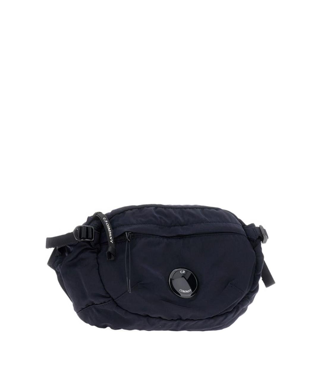 CP COMPANY Черная синтетическая сумка на плечо, фото 3