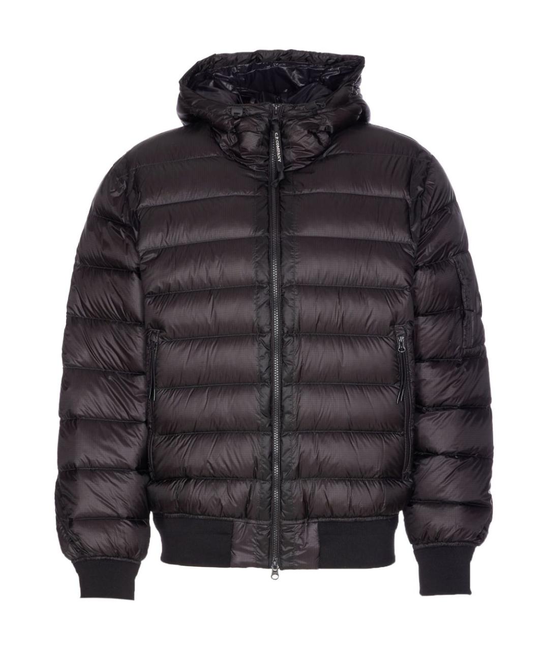 CP COMPANY Коричневый полиамидовый пуховик, фото 1