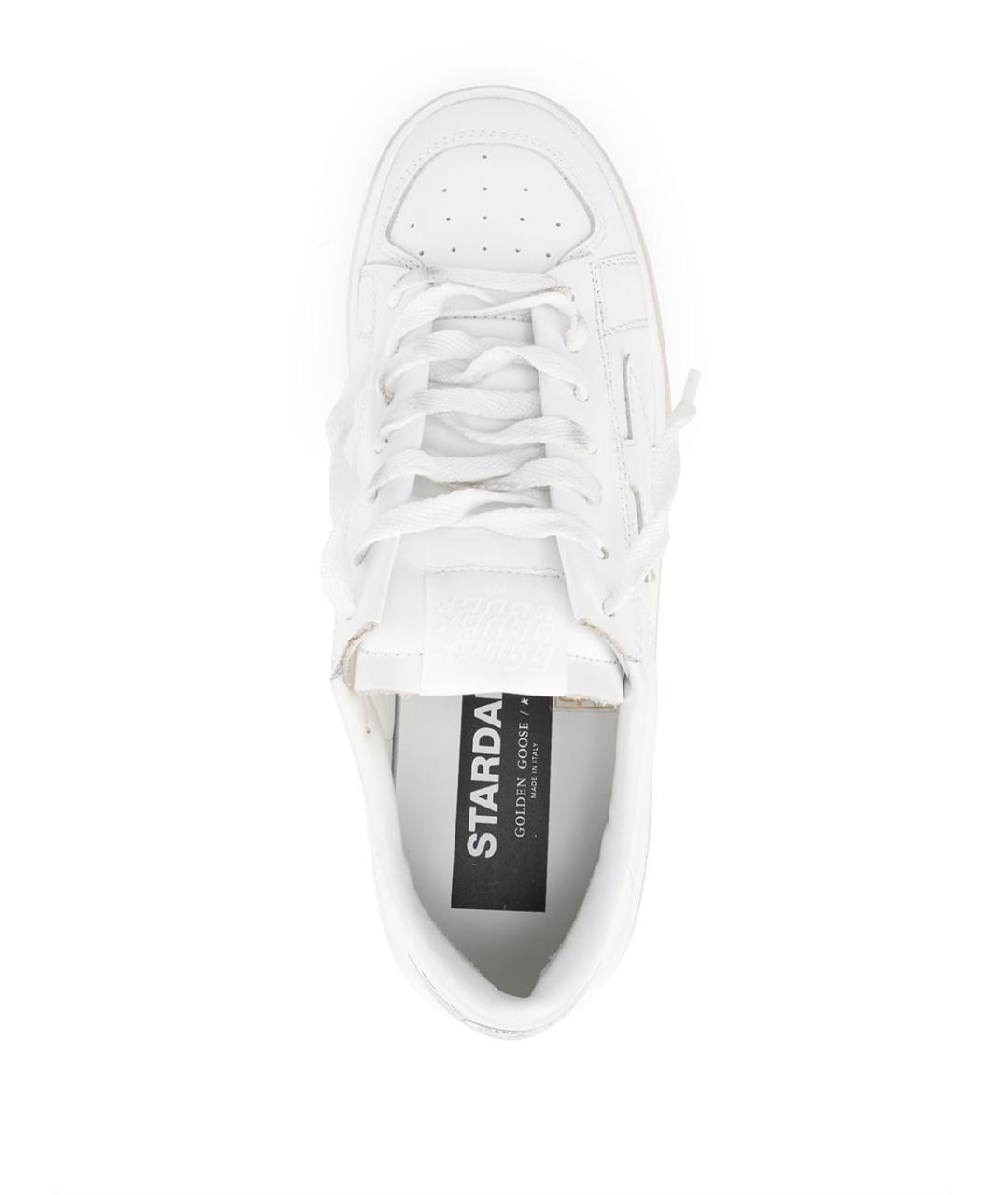 GOLDEN GOOSE DELUXE BRAND Белые кожаные кеды, фото 4