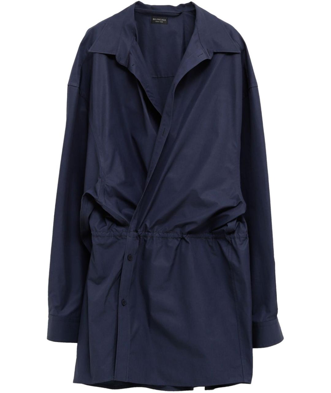 BALENCIAGA Темно-синяя рубашка, фото 1