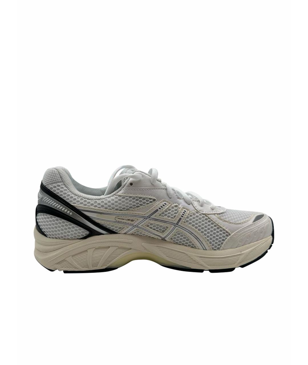 ASICS Белые текстильные низкие кроссовки / кеды, фото 1