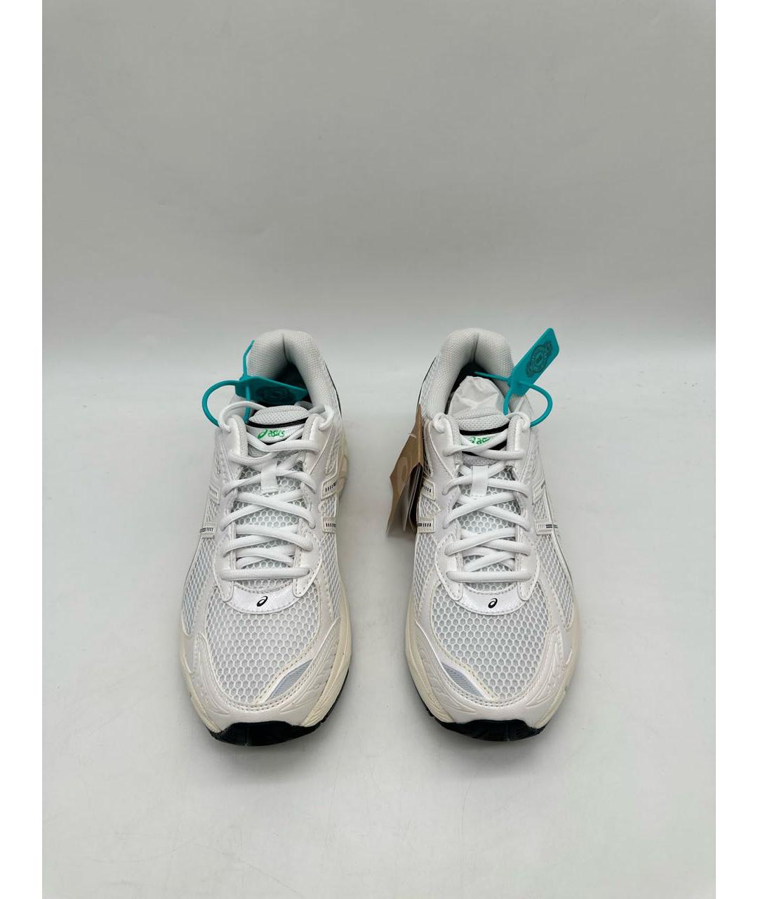 ASICS Белые текстильные низкие кроссовки / кеды, фото 2
