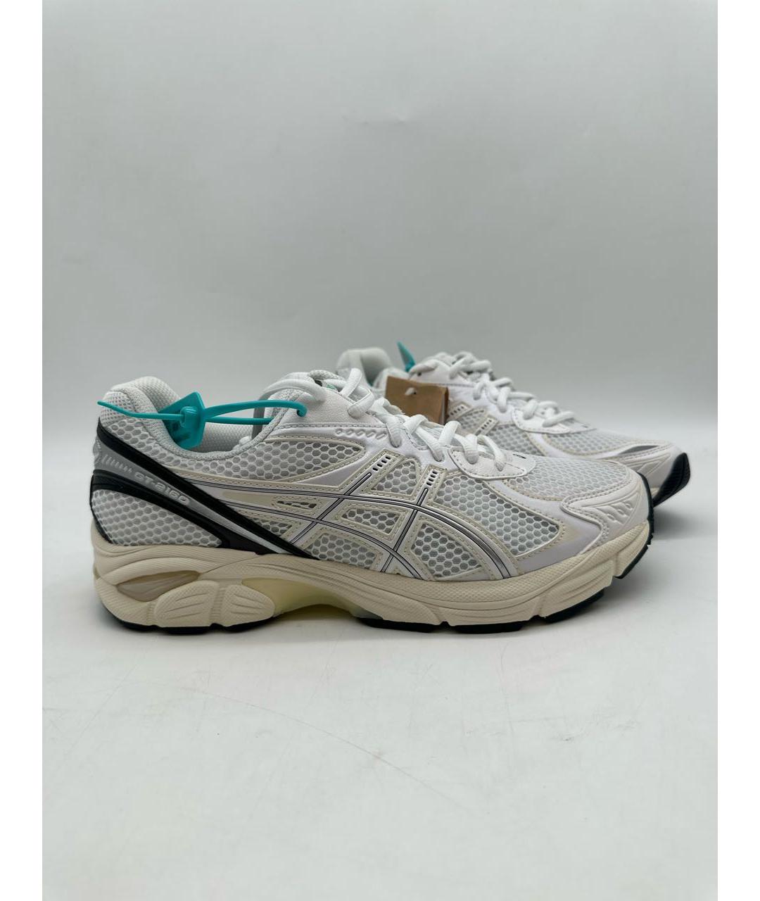 ASICS Белые текстильные низкие кроссовки / кеды, фото 9