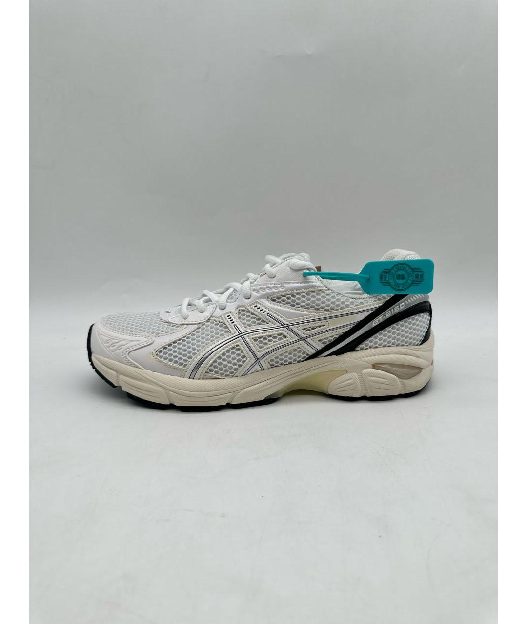 ASICS Белые текстильные низкие кроссовки / кеды, фото 5