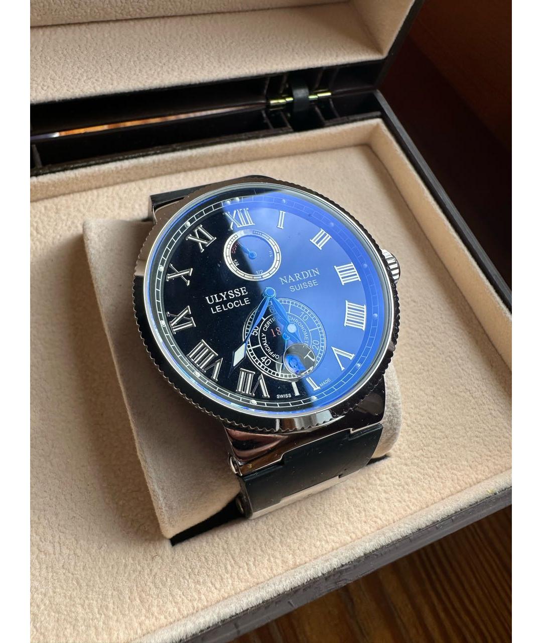 Ulysse Nardin Темно-синие часы, фото 2