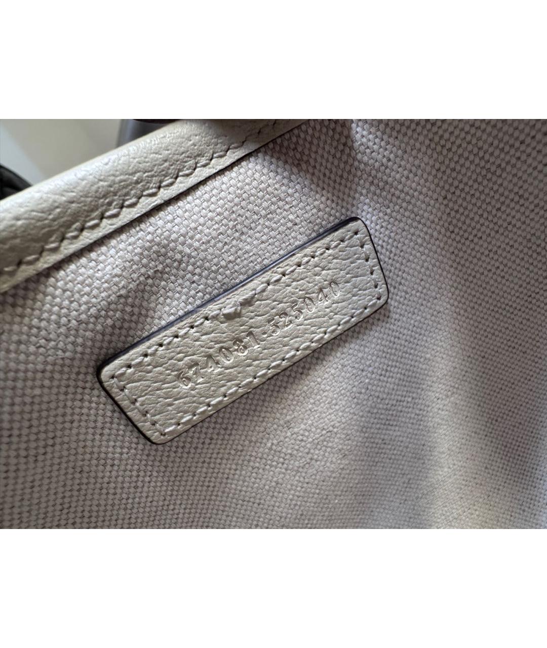 GUCCI Бежевая кожаная поясная сумка, фото 7