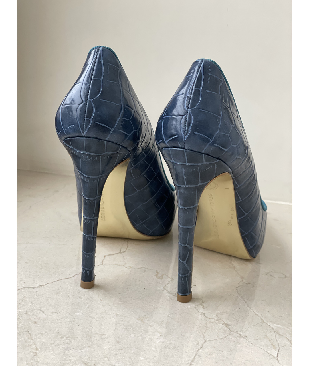 STELLA MCCARTNEY Темно-синие туфли из искусственной кожи, фото 3