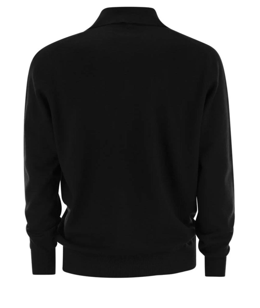 BRUNELLO CUCINELLI Черный кашемировый джемпер / свитер, фото 2