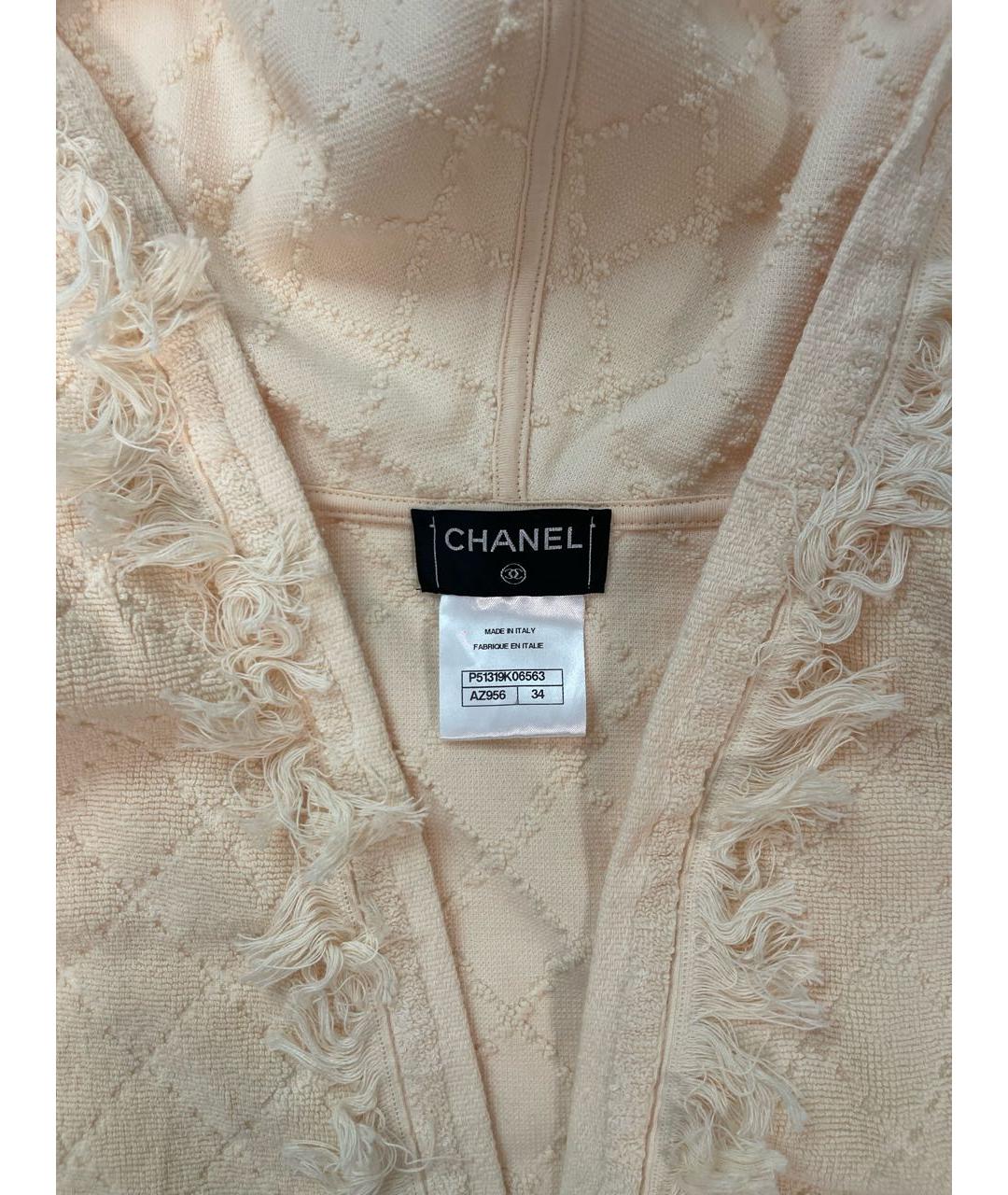CHANEL Розовое хлопковое платье, фото 3