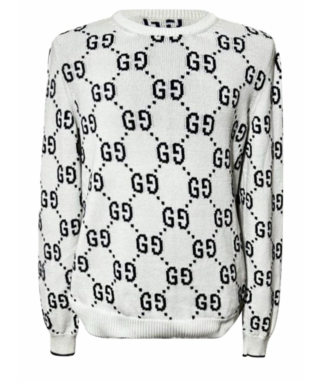 GUCCI Белый джемпер / свитер, фото 1