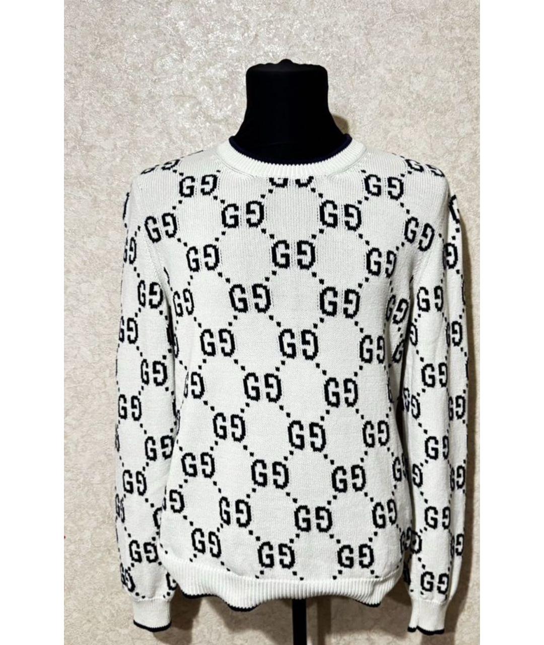 GUCCI Белый джемпер / свитер, фото 6