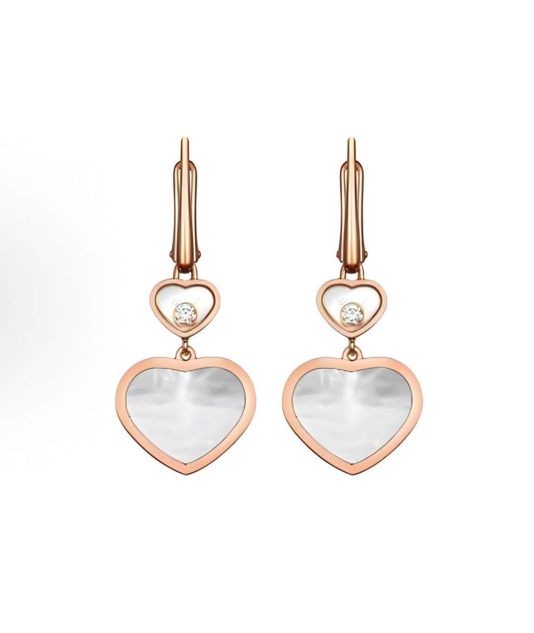 CHOPARD Золотые серьги из розового золота, фото 9