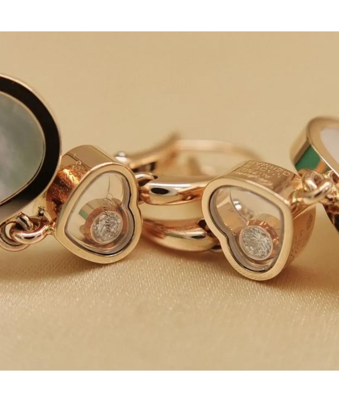 CHOPARD Золотые серьги из розового золота, фото 4