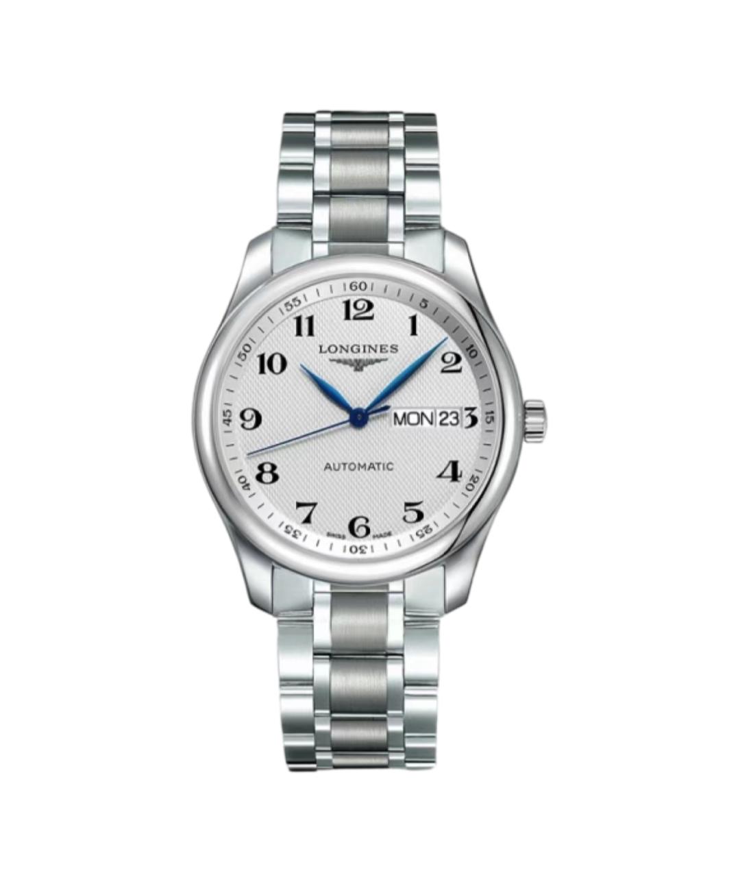 LONGINES Белые металлические часы, фото 1