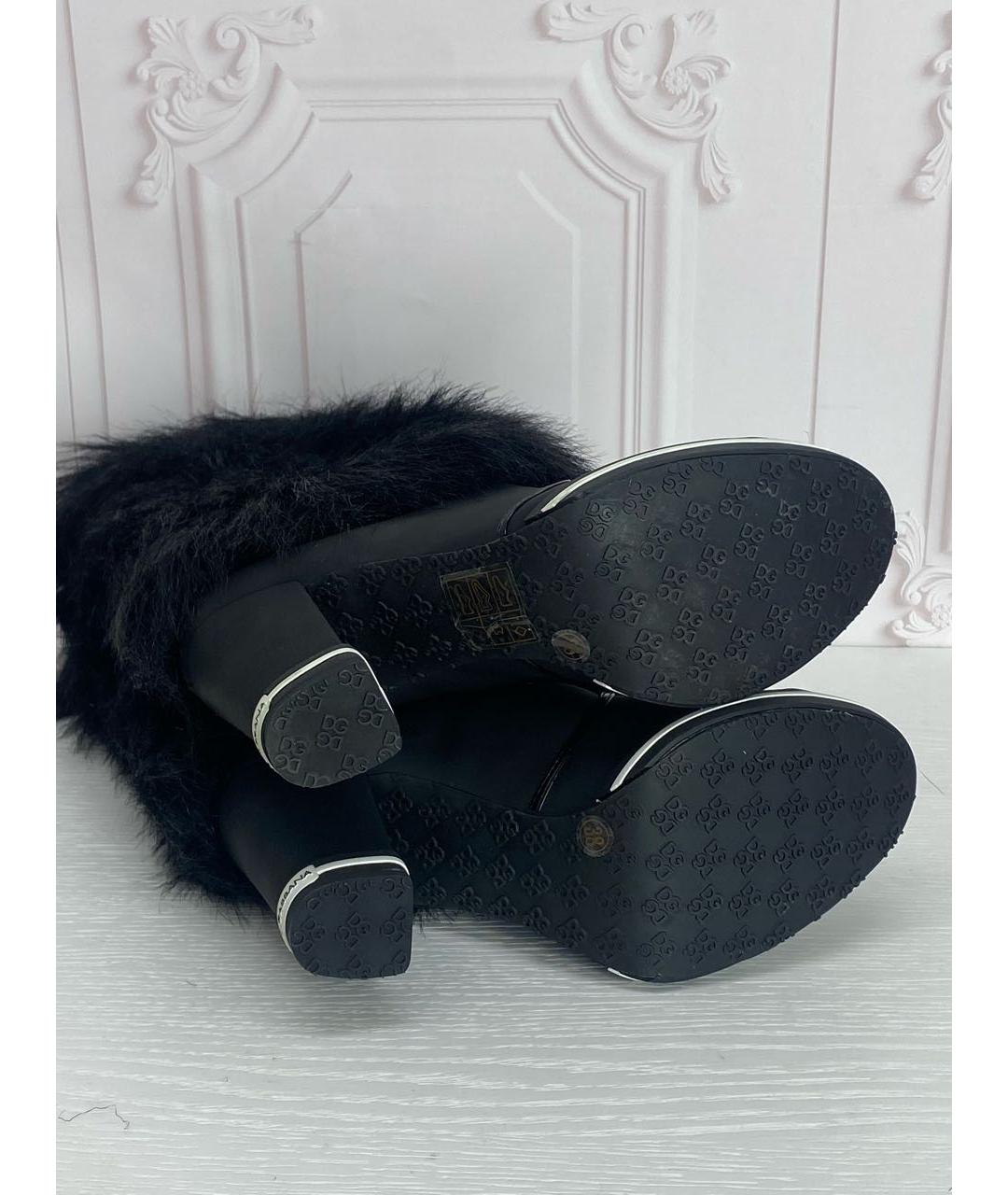 DOLCE&GABBANA Черные сапоги, фото 5