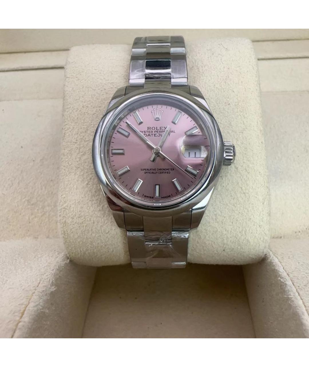 ROLEX Розовые часы, фото 3