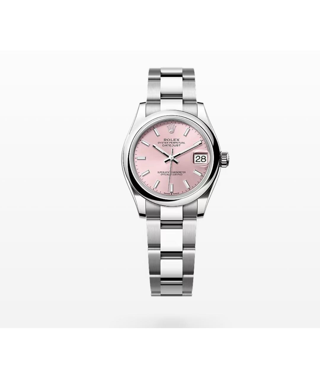 ROLEX Розовые часы, фото 8