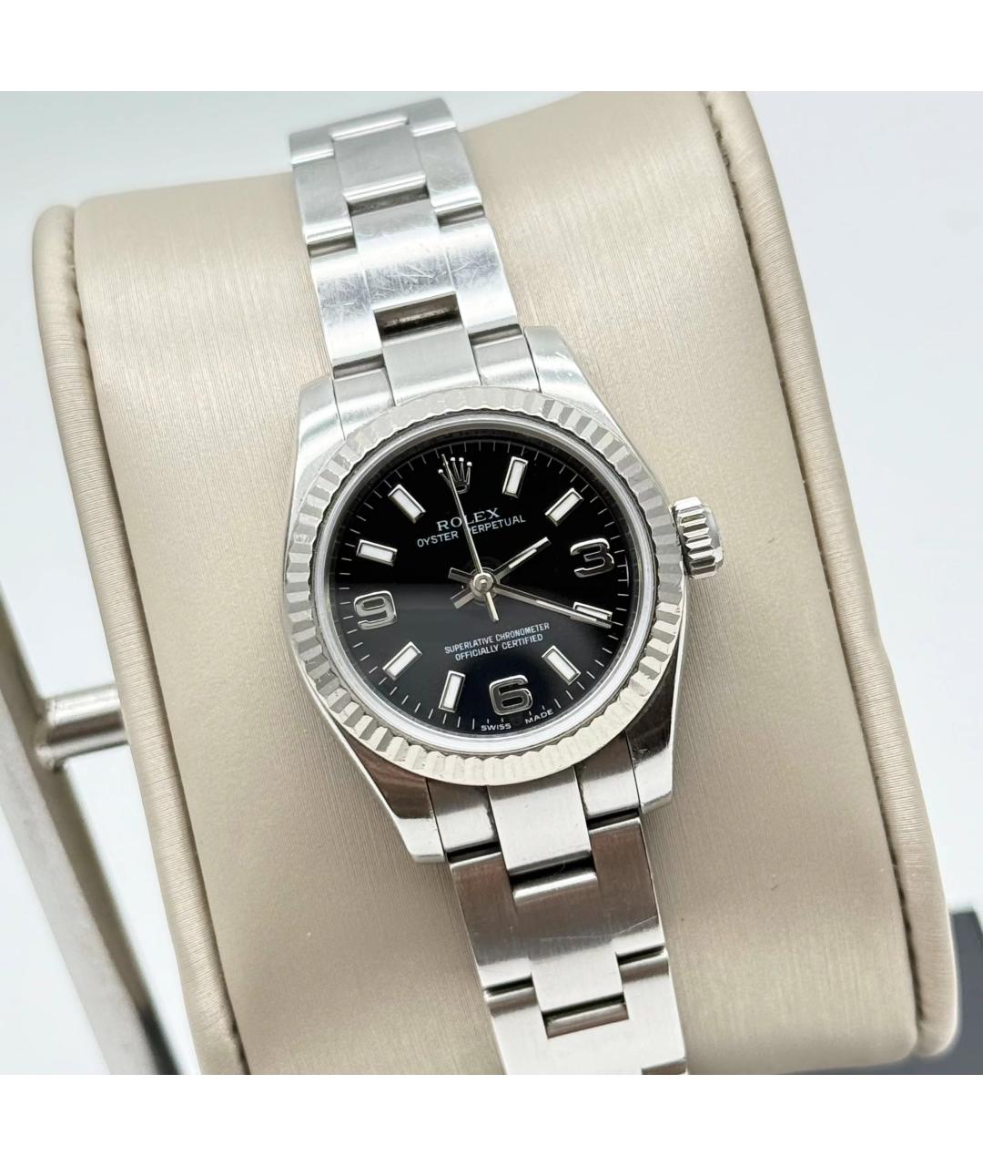 ROLEX Черные часы, фото 5