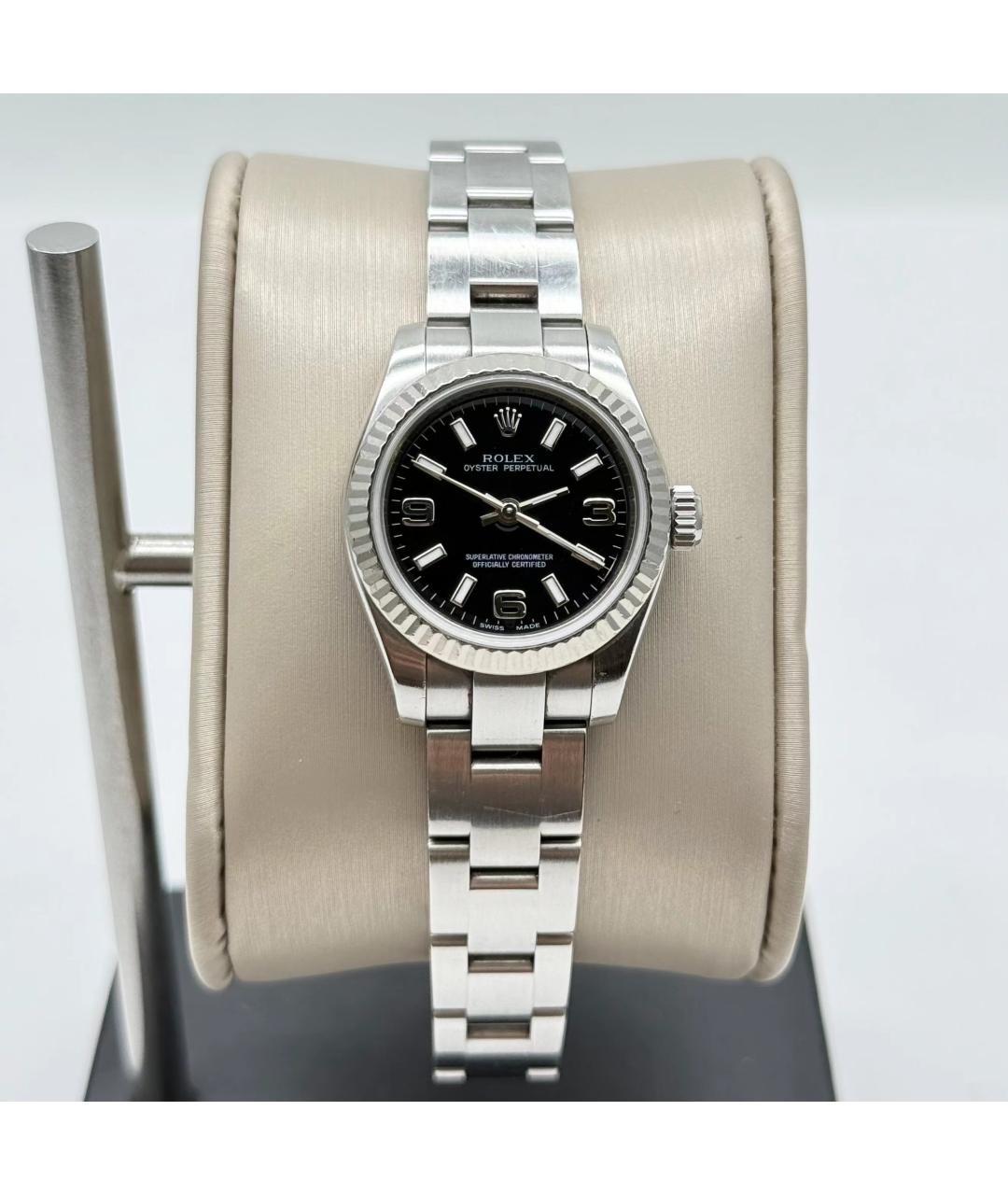 ROLEX Черные часы, фото 3