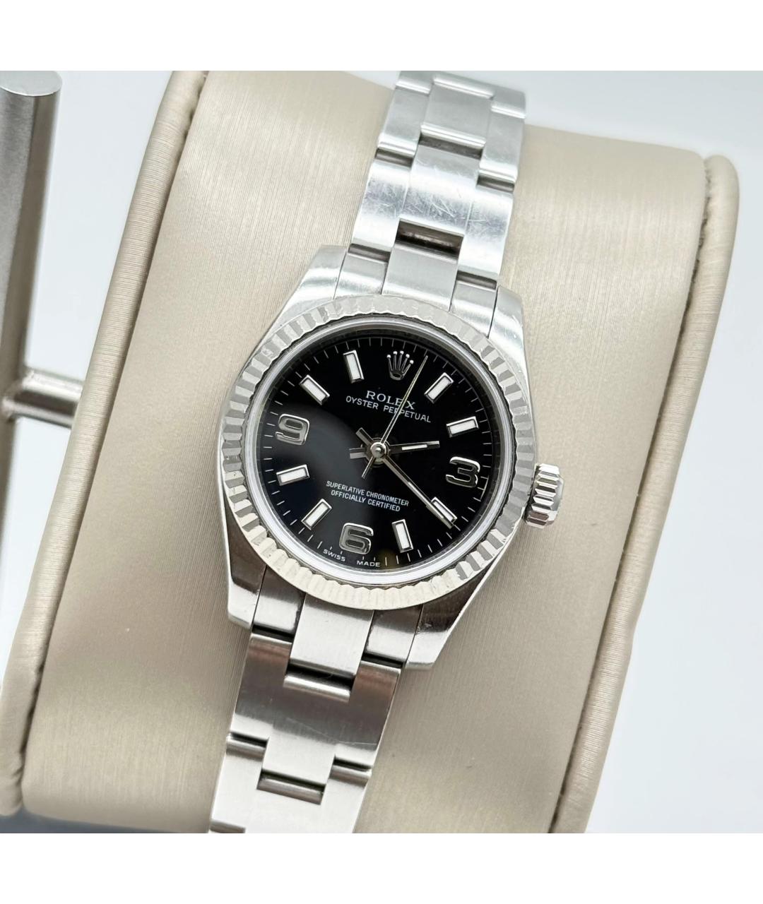 ROLEX Черные часы, фото 6