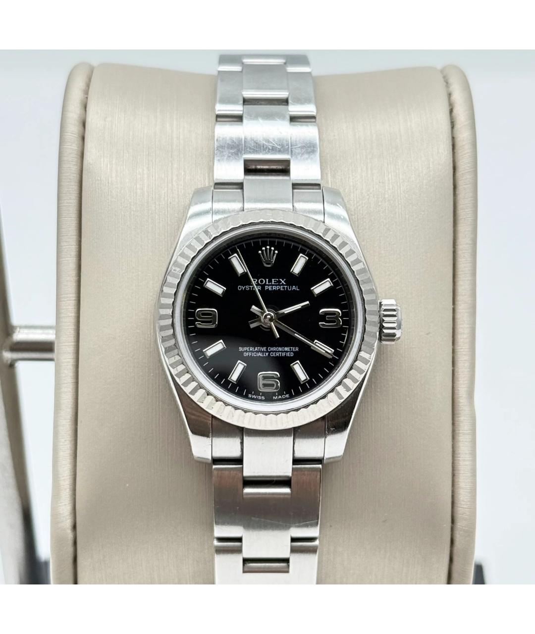 ROLEX Черные часы, фото 4