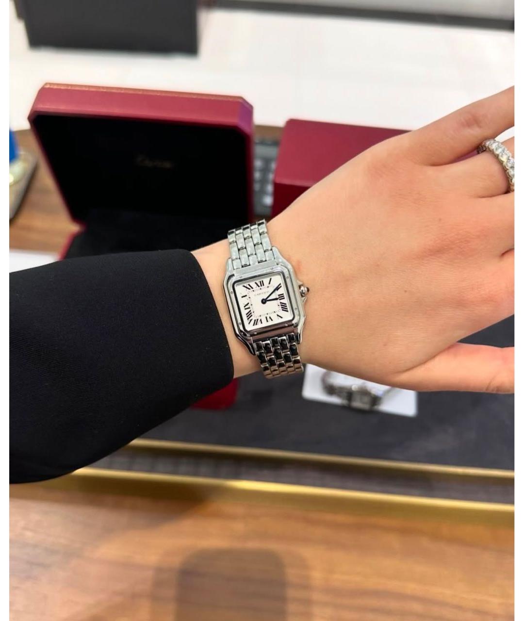 CARTIER Серебряные часы, фото 8