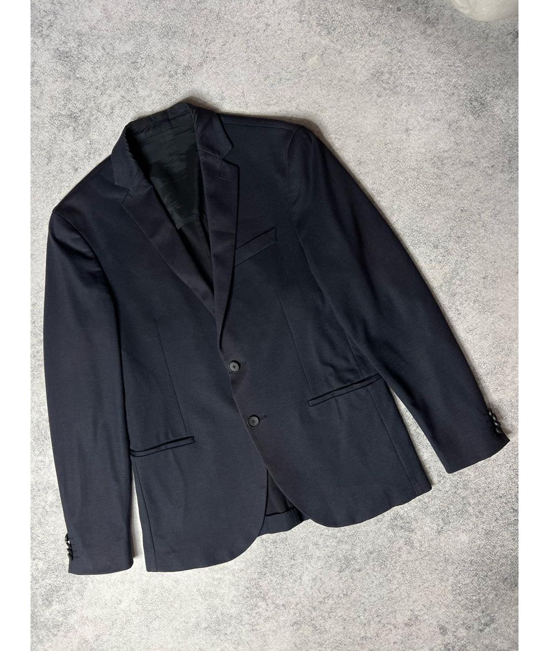 HUGO BOSS Темно-синий классический костюм, фото 9