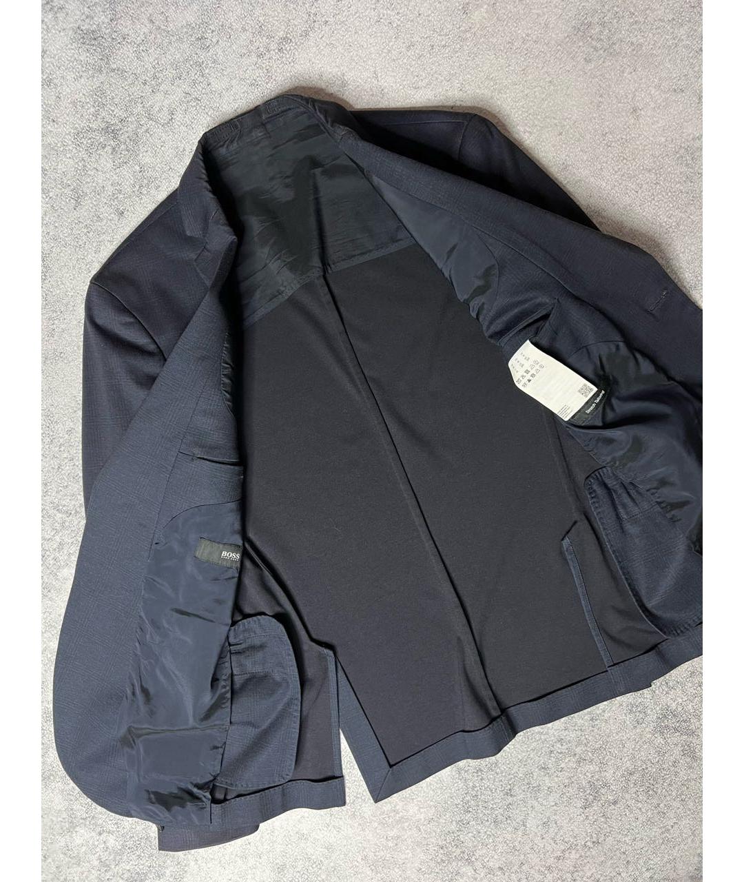 HUGO BOSS Темно-синий классический костюм, фото 8