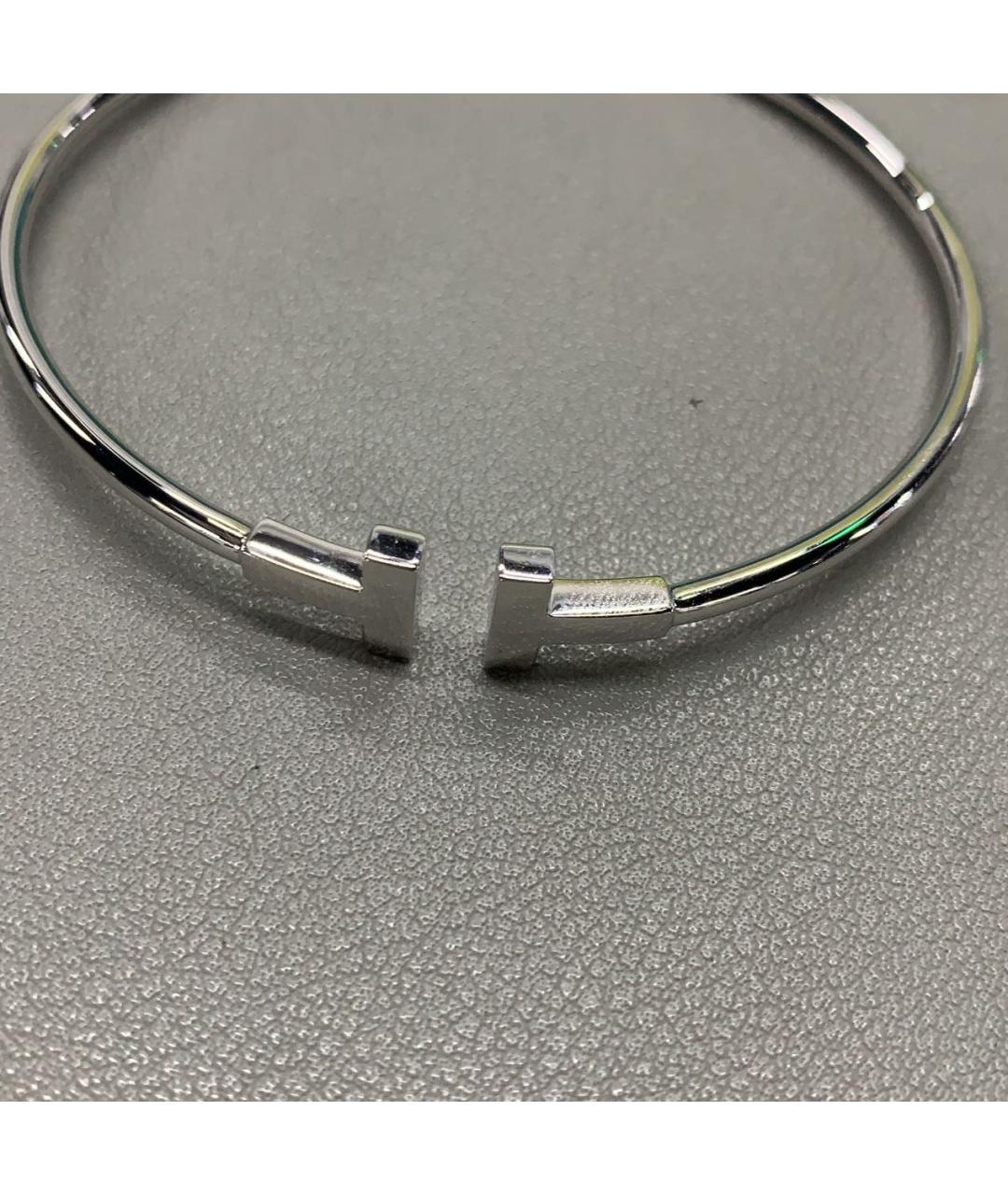 TIFFANY&CO Серебрянный браслет из белого золота, фото 7