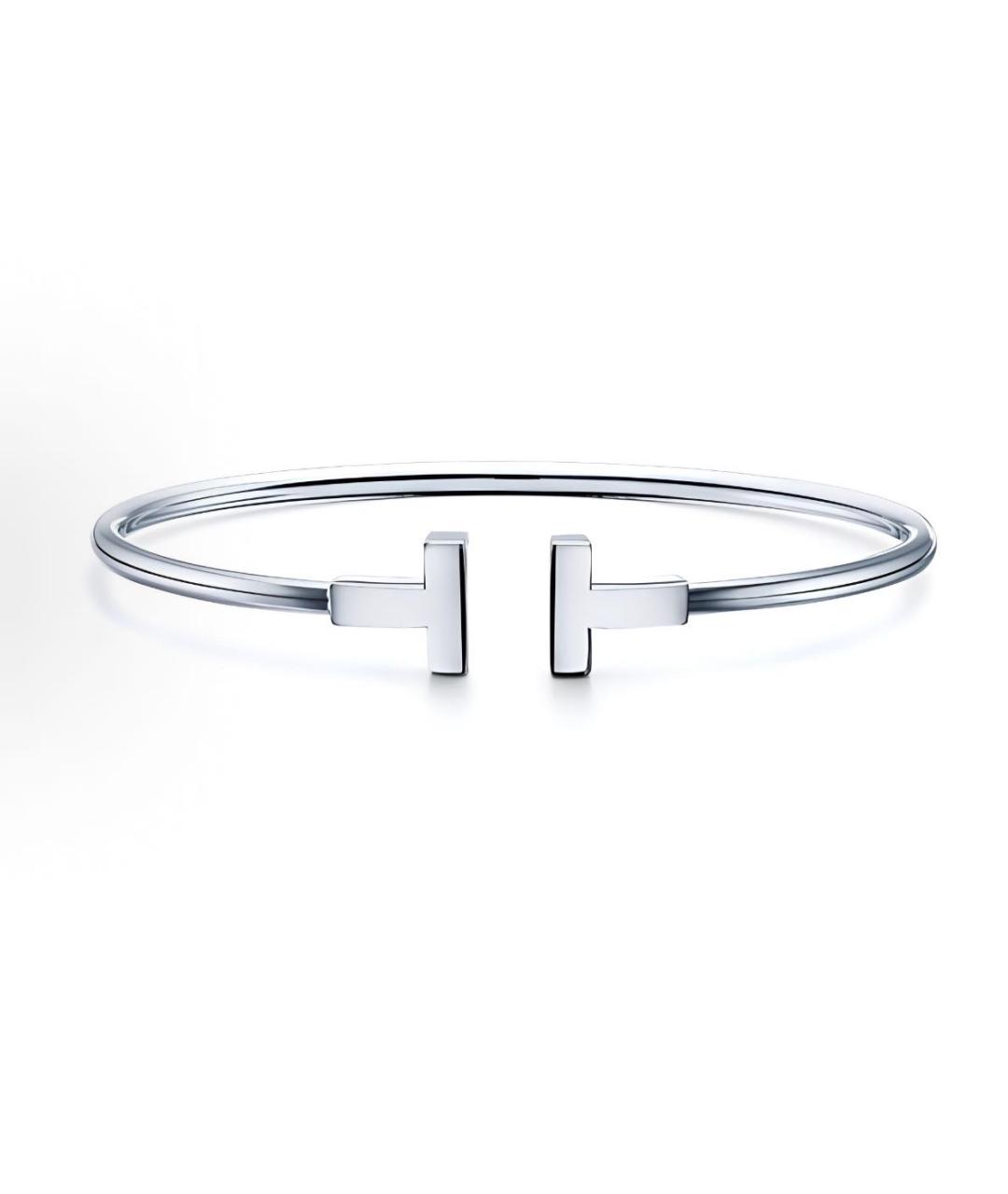TIFFANY&CO Серебрянный браслет из белого золота, фото 9