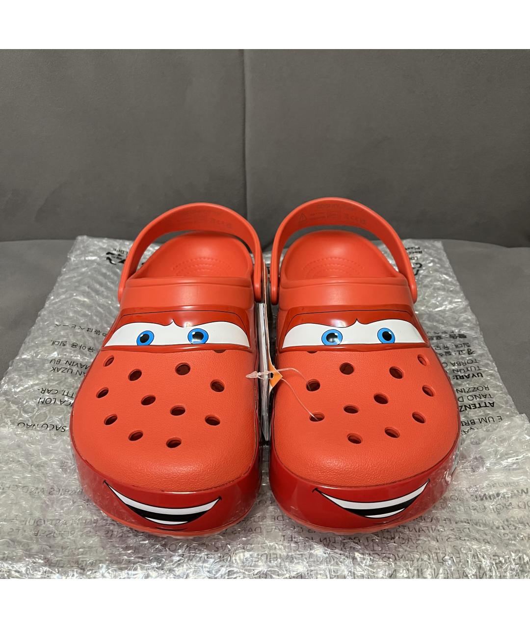 CROCS Красные шлепанцы, фото 4