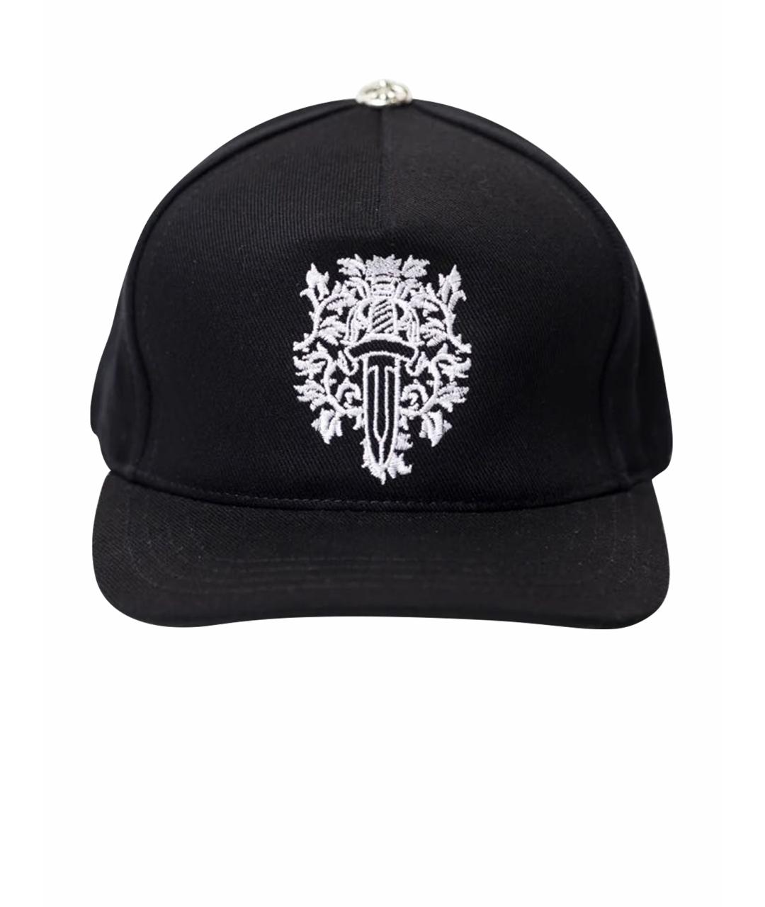 CHROME HEARTS Черная хлопковая кепка/бейсболка, фото 1